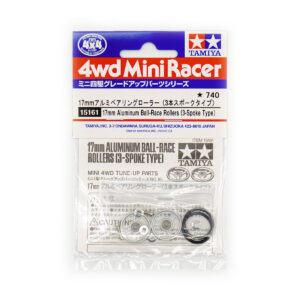 Rollers in Alluminio 17mm con Cuscinetti (3 Razze)