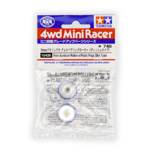 Rollers in Alluminio 19mm Lenticolari con Anello Plastica