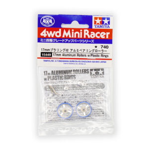 Rollers in Alluminio 17mm con Anello in Plastica (3 Razze)