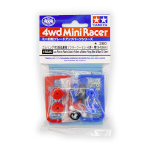 Doppi Rollers Low Friction con Anello in Gomma (Red & Blue 13-12mm)