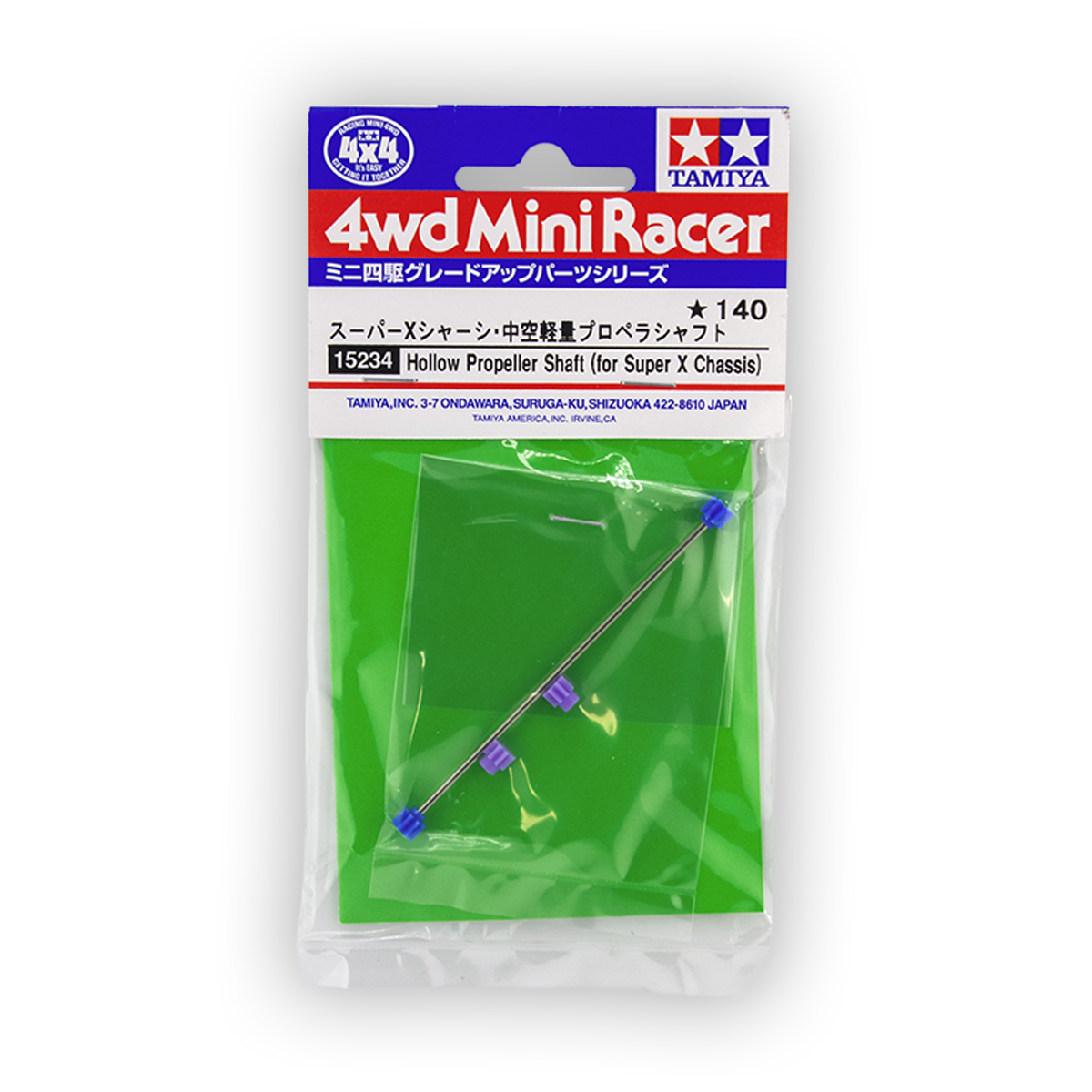 Upgrade Tamiya 15234 Hollow Propeller Shaft albero di trasmissione cavo alleggerito con pignoni per telaio Super X e Super XX Mini 4WD