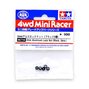 Dado Autobloccante Alluminio 2mm Nero – Edizione Limitata